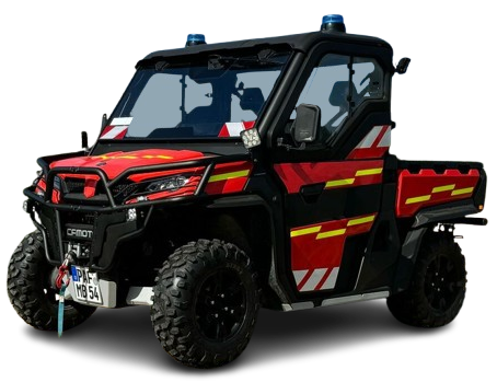 UTV Odes rot umgebaut